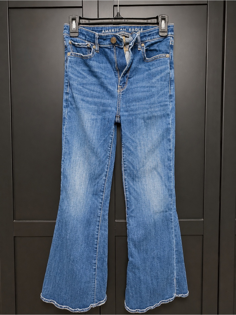 American Eagle Outfitters Medium Blue Flared Jeans